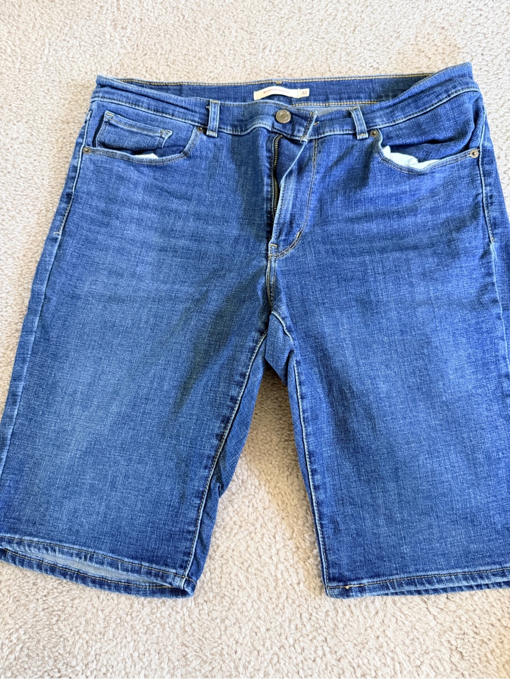Levi's Women's Blue Denim Jean Shorts